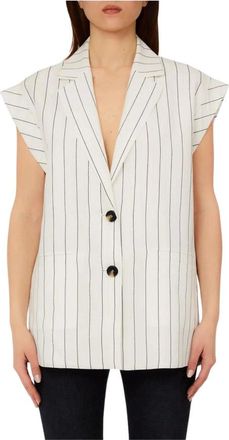 Liu Jo Shirts, female, White, Size: XS LIU JO White Jackets