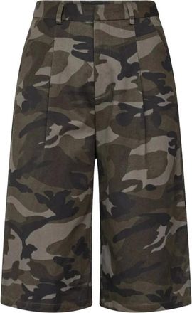 Sisters Point Geweldige Lange Bermuda Shorts - Dames - Korte broeken - Groen - Maat: L