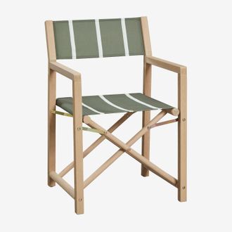 Sklum Pack De 2 Sillas De Director Plegables De Jard&iacute;n En Madera De Acacia Rondonia Sklum