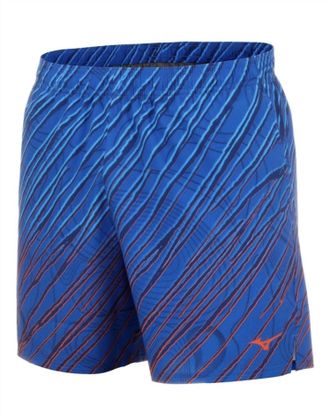 Mizuno Mens Printable Shorts In Bark Olympian Blue