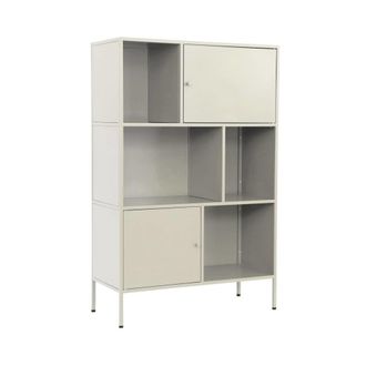 Sweeek Aparador, mueble de almacenamiento industrial de metal con 6