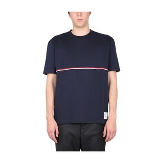 Thom Browne Uomo, Top, Blu, XL, new