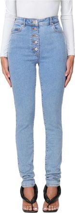 Moschino Stijlvolle Broek - Dames - Skinny Jeans - Blauw - W30 - Jeans