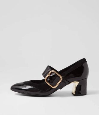 Django & Juliette Womens Japas Mary Jane Heels In Black/black