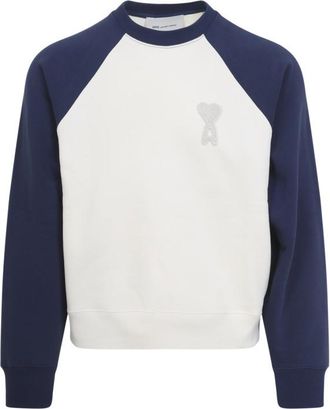 Ami Blue Logo Sweatshirt