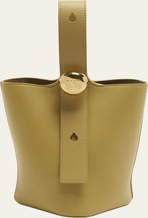Loewe Mini Pebbled Leather Bucket Bag