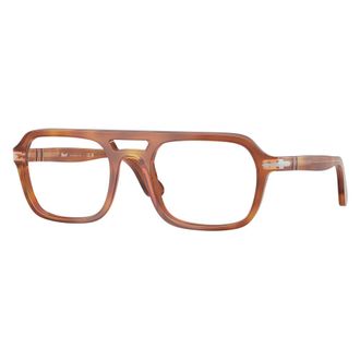 Persol Glasses, unisex, Brown, Size: 54 MM Po3394V Optical Frame