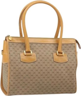 Gucci Pre-owned Tote Bags, female, Beige, Size: ONE SIZE Pre-owned Plastic Tote Bag