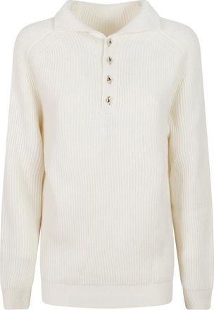 Dondup Dt 458M00988D002002 Jersey de cuello redondo - Knitwear - Mujer - Beige - L