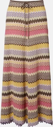 Faithfull The Brand Lam&eacute; maxi skirt
