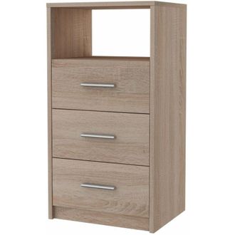 OEM C&oacute;moda Mueble 3so Roble Sonoma Cajones 40cm Estante