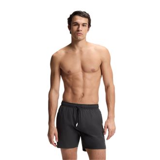 HUGO BOSS Heren Iconic Zijstreep Zwemshort (Donkergrijs)