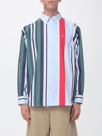 Loewe Camicia a righe in cotone con colletto button-down e tasca a toppa