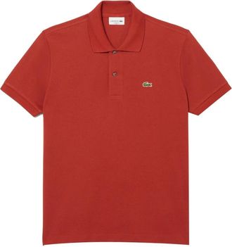 Lacoste Tops, Heren, Bruin, XS, Katoen, Bruine Polo Shirt Classic Fit