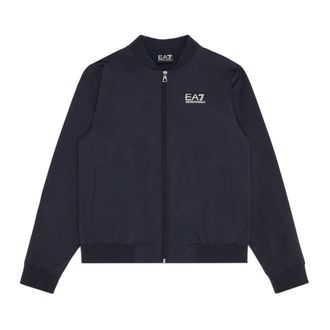 Emporio Armani Giubbino Leggero - male - Emporio Armani EA7 - Kids Sweatshirts - Blue - 14 Y - Kids