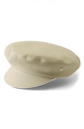 Helen Kaminski Cotton Newsboy Cap in Taupe Camel at Nordstrom Rack