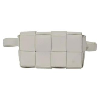 Bottega Veneta Pre-owned Belt Bags, female, White, Size: ONE SIZE Pre-owned Cassette Belt Bag