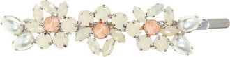 Simone Rocha Heartbloom Crystal & Faux Pearl Hair Clip in Sand Opal/Clem/Pearl at Nordstrom