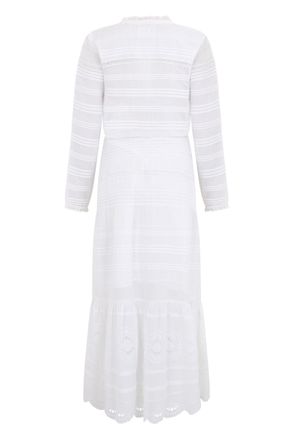 Isabel Marant Womens Long Dress White Cotton