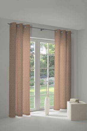 Adam Vorhang »Urban Cactus« Ösen 1 Stk. tlg. aus 100% Bio-Baumwolle