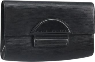 Louis Vuitton Pre-owned Vintage Clutch - Dames - Vintage Clutch - Zwart - ONE Size - Leer - Vintage