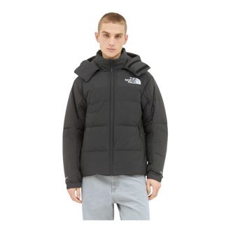 The North Face Jassen, Heren, Grijs, XL, Leer, Baltoro Down Jacket met Afneembare Capuchon