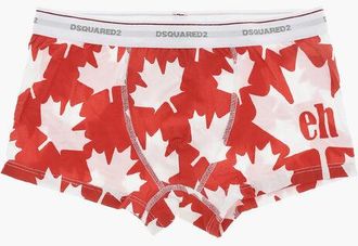 Dsquared2 Two-Tone Stretch-Cotton Boxer size L
