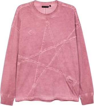 Five CM T-shirt con decorazione a stelle - Rosa