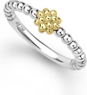 Lagos Caviar Icon Bead Ring in Gold at Nordstrom, Size 7