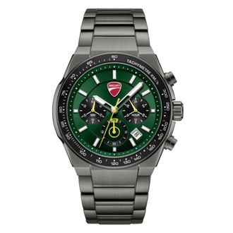 Ducati Supermotos Chronograph Quartz Green Dial Mens Watch DTWGI0003202
