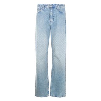 Daily Paper Clothing Heren, Jeans, Blauw, Maat: L Katoen