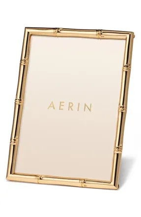 Aerin Ava Goldtone Bamboo 5 x 7-Inch Frame at Nordstrom, Size 5X7