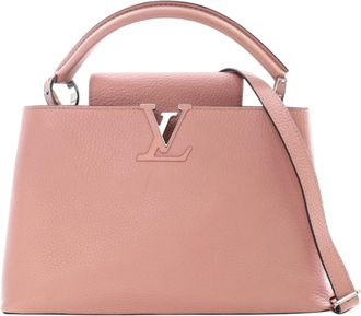 Louis Vuitton Pre-owned Womens Capucines Bb Leather Handbag - Light Pink - One Size