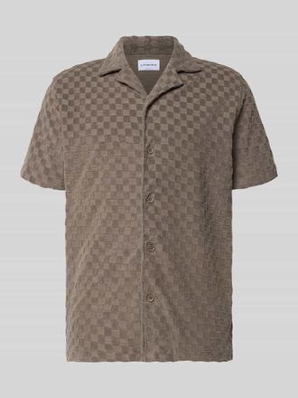 Lindbergh Lindbergh Regular Fit Freizeithemd mit Reverskragen in Taupe, Gr&ouml;&szlig;e XXXL