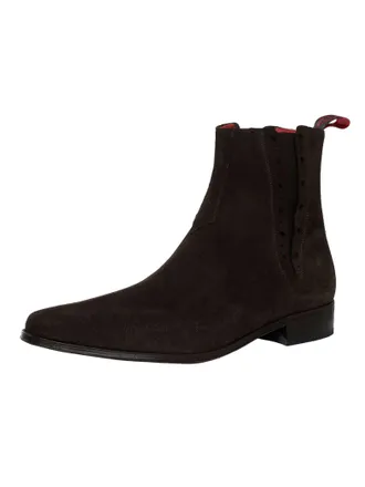 Jeffery West Su&egrave;de Chelsea Boots, Bruin