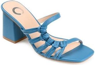 Journee Collection Emory Strappy Sandal in Blue at Nordstrom Rack, Size 9.5