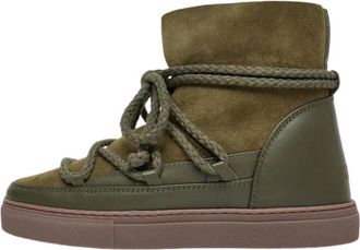 INUIKII Classic Sneaker - Dames - Winterlaarzen - Groen - 37 EU - Leer - Schoenen