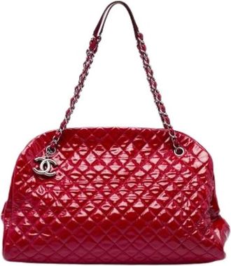 Chanel Pre-owned Just Mademoiselle Schoudertas - Dames - Vintage Schoudertas - Rood - ONE Size - Leer - Vintage