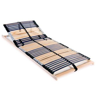 Berkfield Home Slatted Bed Base with 42 Slats 7 Zones 80x200 cm