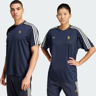 adidas Originals Unisex Juventus Terrace Icons Jersey (Gender Neutral) - Navy Recycled Material - Size X-Small