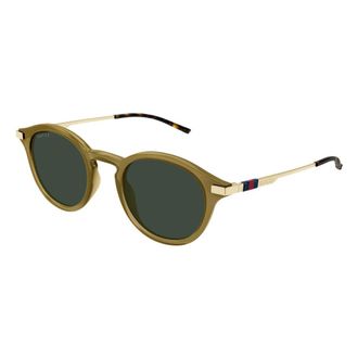 Gucci Stijlvolle Zonnebril - Heren - Zonnebrillen - Bruin - 48 MM - Accessoires