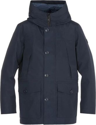 Woolrich Blue Storm Parka - Heren - Winterjassen - Blauw - XL - Polyester - Jassen