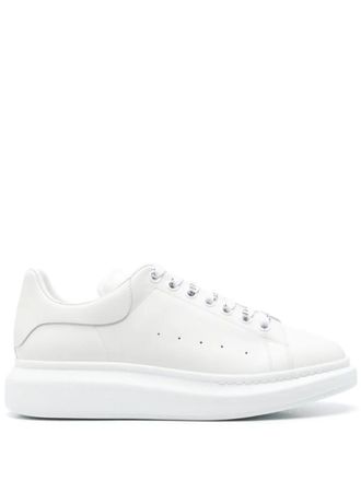 Alexander McQueen White Lace Up Sneakers