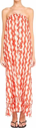 Mirth Womens Bonaire Dress In Cherry Hopscotch
