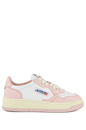 Autry Womens Medalist Bicolor Leather Sneakers