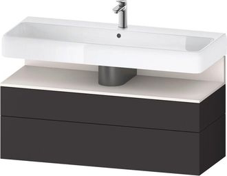 Duravit Duravit - Qatego Mueble Bajo Lavabo, 1 Extra&iacute;ble Y 1 Caj&oacute;n