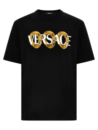 Versace Mens Logo Print T-Shirt