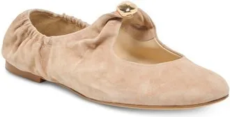 Dolce Vita Cornel Mary Jane Flat in Camel Suede at Nordstrom, Size 6.5