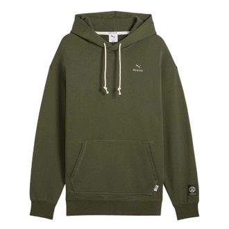 Puma Heren Borussia Dortmund Hoodie met lange mouwen (Groen)