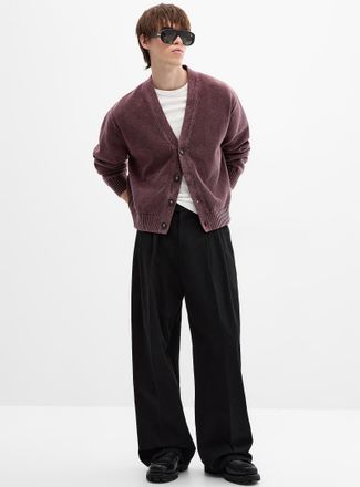 Djab Mens Double-pleat wide-leg chinos Baggy fit Imported from Seoul